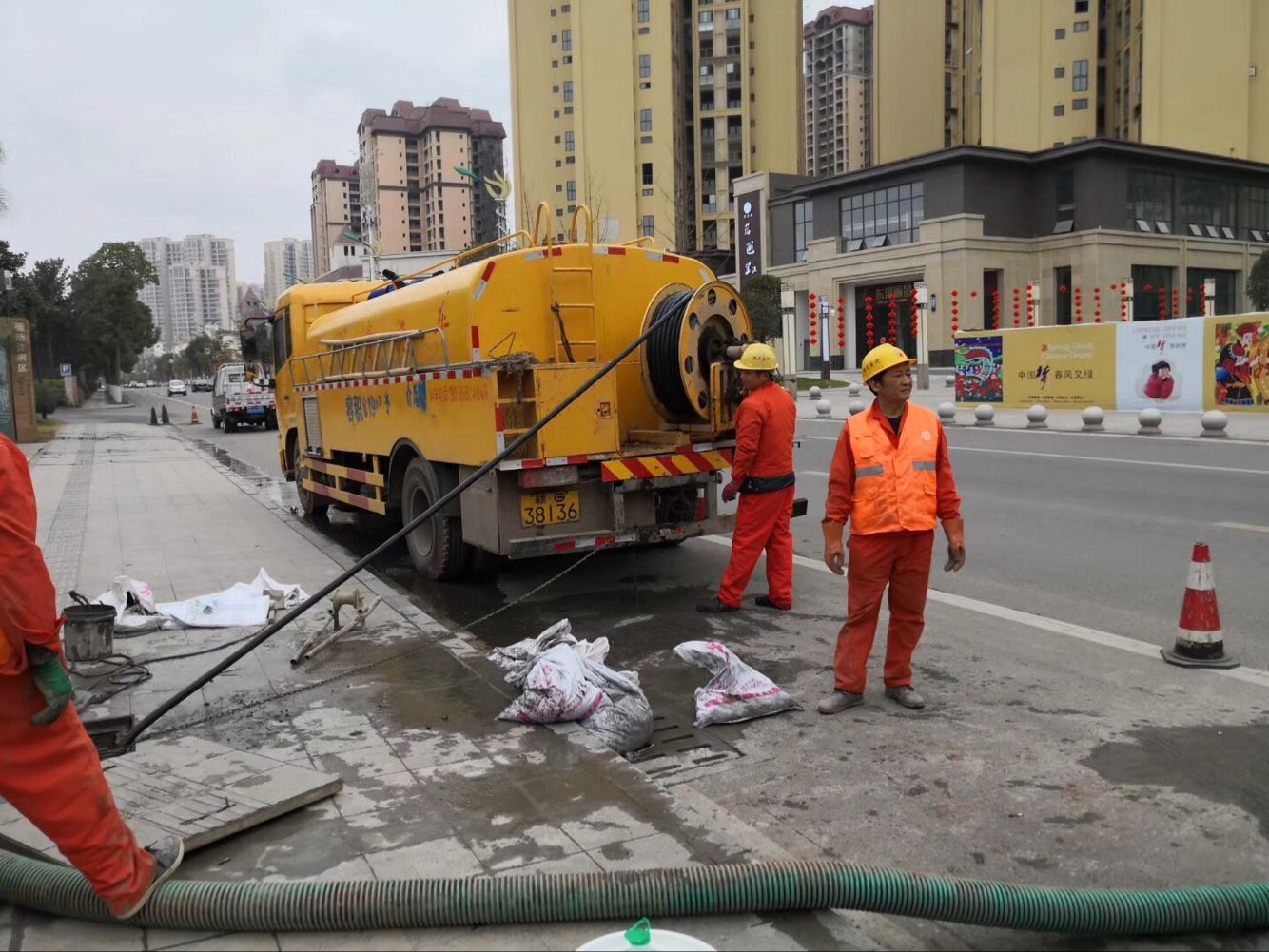 遂溪排污管道清淤-管道清洗